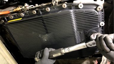 BMW E61 výmena oleja v automatickej prevodovke ZF 6HP s preplachom
